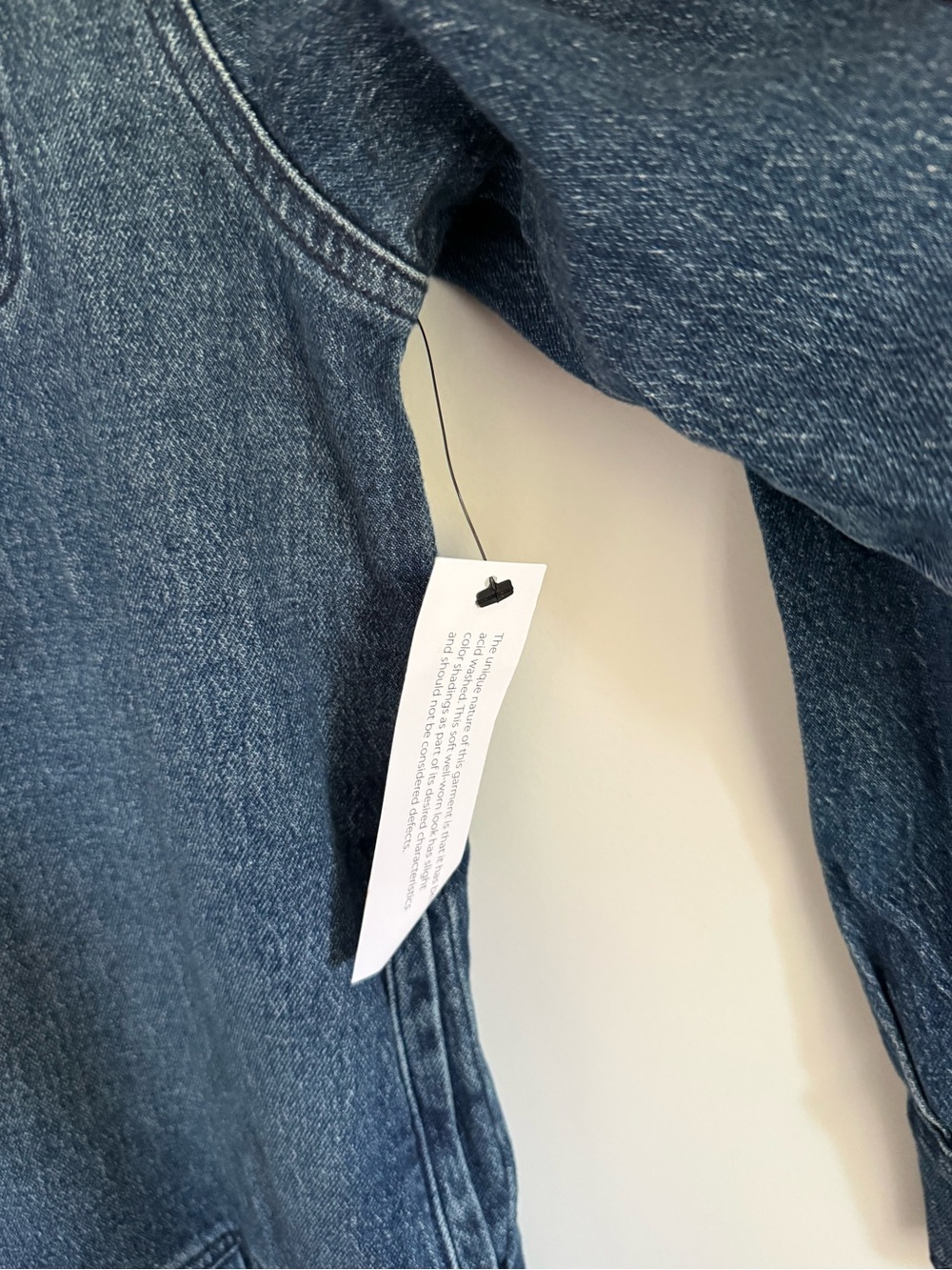 Women's Blue Denim Button-Front Mini Pleat Shirt Dress - Picture 5 of 5